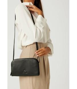 Zwarte Fred De La Bretoniere Schoudertas Fleure Cross Body
