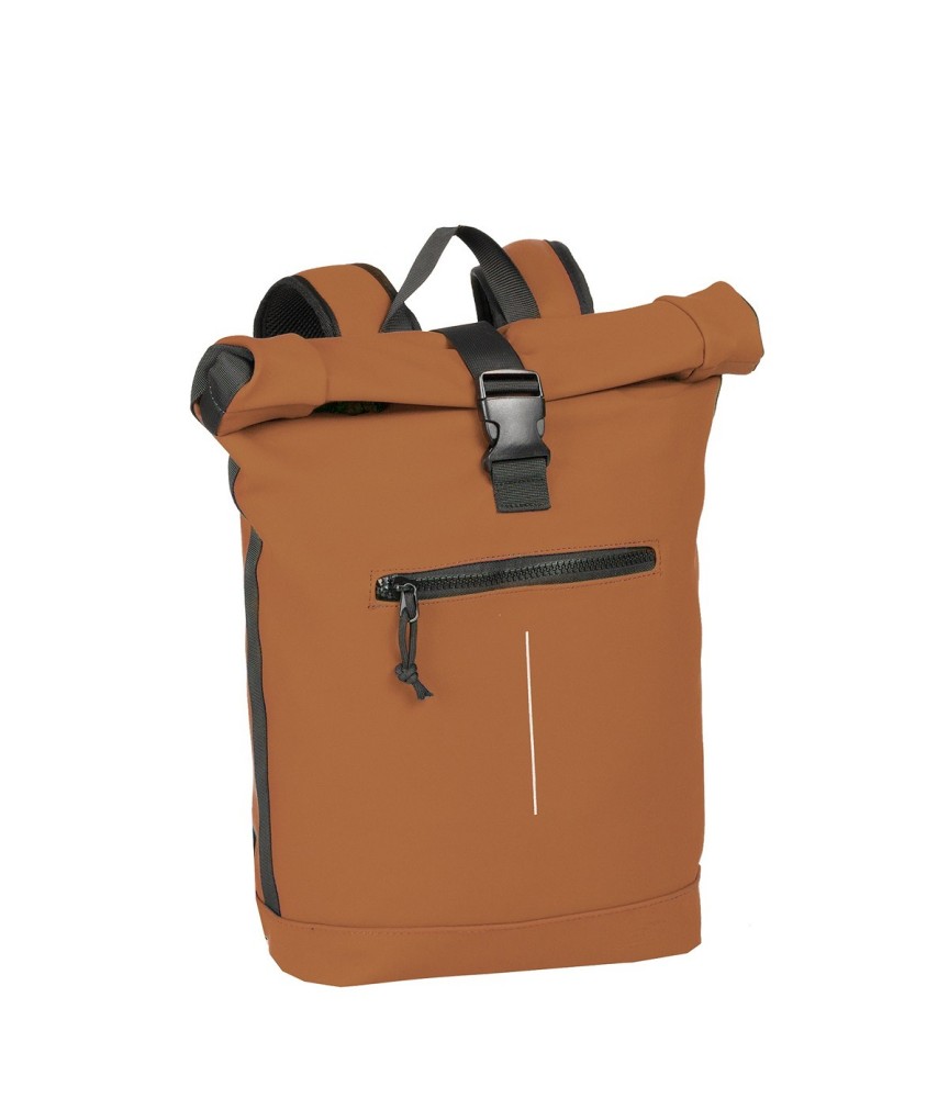 New Rebels Laptoprugzak / Rugtas / Schooltas 15.6 Inch Mart Rolltop